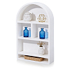 Arch Shaped Gesso Jewelry Display Stands for Rings ODIS-WH0095-028-1