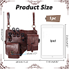 Retro PU Leather Magic Potions Belt Pouch Waist Bags AJEW-WH0270-362-2