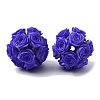 Opaque Acrylic & Rhinestone & Resin Beads OACR-D039-06-2