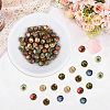 1 Strand Dyed Natural Imperial Jasper Round Beads Strands G-PA0002-57A-7