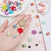 100Pcs 10 Style Resin Cabochons CRES-SC0001-73-3
