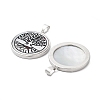 Natural White Shell Pendants SHEL-G017-01P-04-2