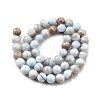 Natural Striped Stone Beads Strands G-D315-A01-01-12mm-3