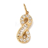 304 Stainless Steel Rhinestone Pendants RB-CBAC900-10G-1