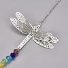 Crystal Ceiling Fan Pull Chains Chakra Hanging Pendants Prism X-AJEW-WH0021-30C-2