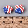 Independence Day Handmade Polymer Clay Beads CLAY-Q253-11A-4