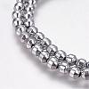 Grade AA Magnetic Synthetic Hematite Bead Strands G-G652-29D-1