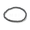 Synthetic Non-magnetic Hematite Beaded Stretch Bracelets BJEW-D446-A-22-2