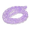 Transparent Crackle Glass Beads Strands GLAA-NH0001-04F-2