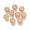 Brass Filigree Beads KK-ZX026-12G-1