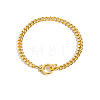 Brass Curb Chains Bracelets for Women FS-WGC8AF4-04-1