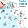 45Pcs 9 Styles Tibetan Style Alloy Pendants FIND-YW0011-10-5