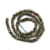 Dyed Natural Malaysia Jade Rondelle Beads Strands G-E316-2x4mm-43-5