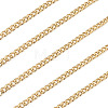 Ion Plating(IP) 304 Stainless Steel Curb Chains CHS-TAC0001-03G-4