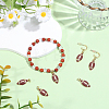 6Pcs Rack Plating Brass Micro Pave Cubic Zirconia Pendants KK-SC0007-84-4