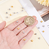 40Pcs 2Colors 304 Stainless Steel Beads STAS-BBC0011-15-3
