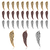 90Pcs 3 Colors  Tibetan Style Alloy Pendants TIBEP-PH0001-32-1
