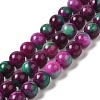 Natural Dyed Jade Beads Strands G-M402-C04-05-1