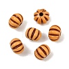 Opaque Acrylic Imitation Wood Beads AC-CBAB80E-01A-1