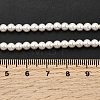 Electroplated Shell Pearl Beads Strands X-BSHE-K017-4mm-4