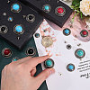 CHGCRAFT 12 Styles Zinc Alloy Buttons FIND-CA0008-75-3