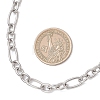 7MM 304 Stainless Steel Figaro Chains Chain Necklaces for Women NJEW-JN05925-3