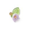 6pcs Resin Imitation Pearl Charms PALLOY-JF03423-4