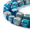 Natural Regalite/Imperial Jasper/Sea Sediment Jasper Beads Strands G-Z008-01A-3