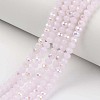 Electroplate Glass Beads Strands LS-EGLA-A034-J8mm-L05-1