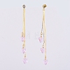 Stud Earrings & Pendant Necklaces Sets SJEW-JS01075-01-7