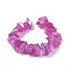 Natural Quartz Crystal Points Beads Strands G-K181-B24-2