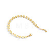304 Stainless Steel Butterfly Link Chain Bracelets for Women WG8B455-02-4