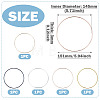 5Pcs 5 Colors Iron Rings FIND-TA0011-10-4