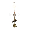 Natural Quartz Crystal Pouch Feng Shui Hanging Ornament HJEW-JM02377-4