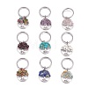 Natural & Synthetic Mixed Stone Keychain KEYC-JKC00185-1