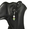 Christmas Handmade Polymer Clay Rhinestone Dangle Earrings EJEW-JE07518-3