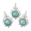 Natural Amazonite Pendants GG-CBA0251-09E-P-1