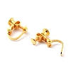 Brass Screw On Clip-on Earring Findings LS-KK-L164-02G-3