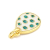 Rack Plating Brass Enamel Charms KK-M293-34G-03-2