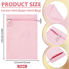 Canvas Cloth Zipper Bags ABAG-WH0077-09B-02-2