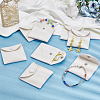 Velvet Jewelry Flap Pouches with Snap Button X-TP-WH0007-10A-5