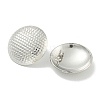 Non-Tarnish Flat Round 304 Stainless Steel Stud Earrings for Women EJEW-G400-34P-1