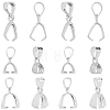 SUNNYCLUE 6Pcs 3 Style 925 Sterling Silver Pendants Bails STER-SC0001-29-1