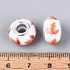 Opaque Resin European Beads RPDL-T004-01R-3