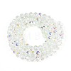Transparent Glass Beads Strands EGLA-N016-6mm-06-2