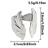 304 Stainless Steel Cuff Open Rings LS-LN1583-1-1