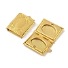 Brass Locket Pendants for Teachers' Day X-KK-M041-07G-2