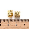 Column Brass European Beads LS-KK-C106-13G-3