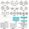 DIY Chakra Dangle Earring Making Kits DIY-SC0019-72-2