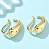 Teardrop Brass Cuff Earrings EJEW-A132-11G-3
